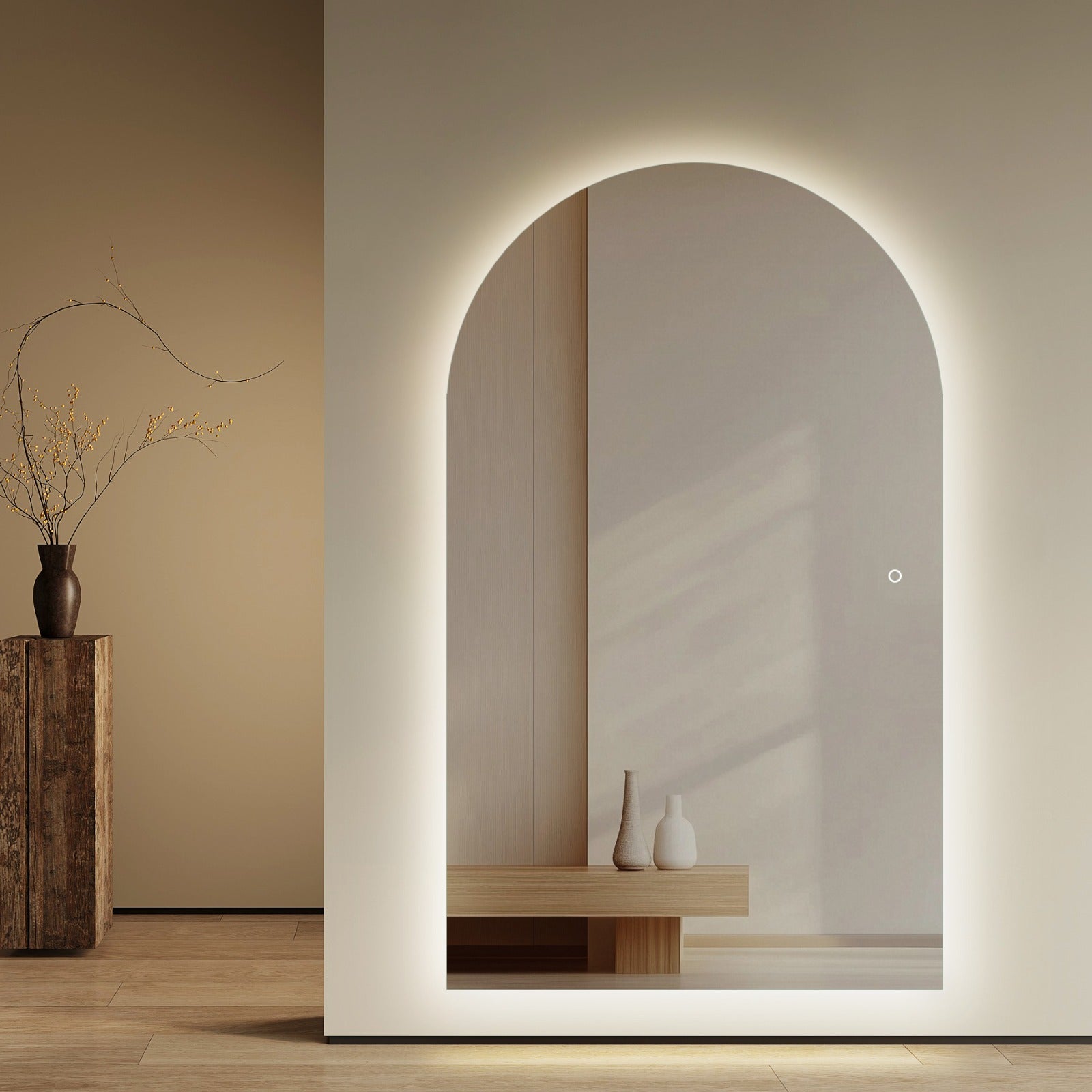 Arlo | Arch LED Mirror - Mirrors by Reflect