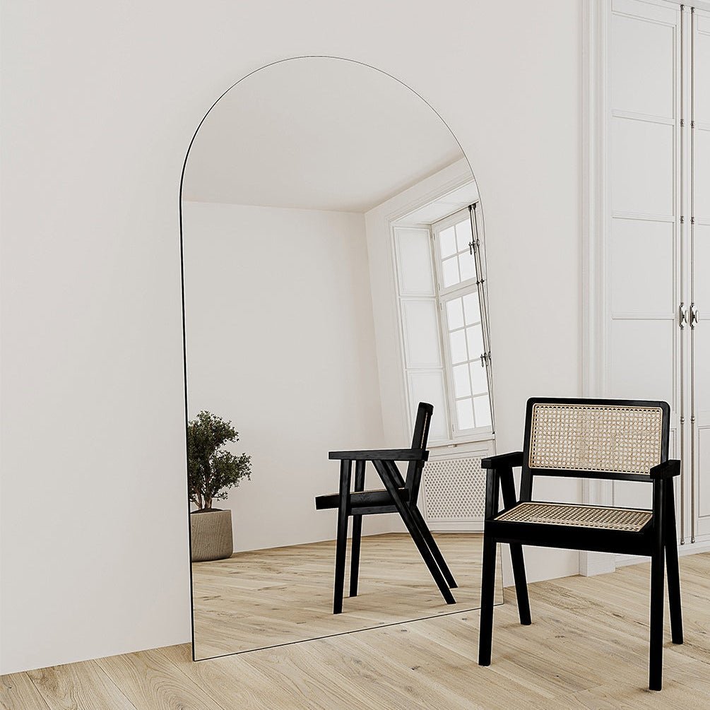 Arlo Frameless Arched Full Length Mirror - 80cm x 180cm - Mirrors by Reflect