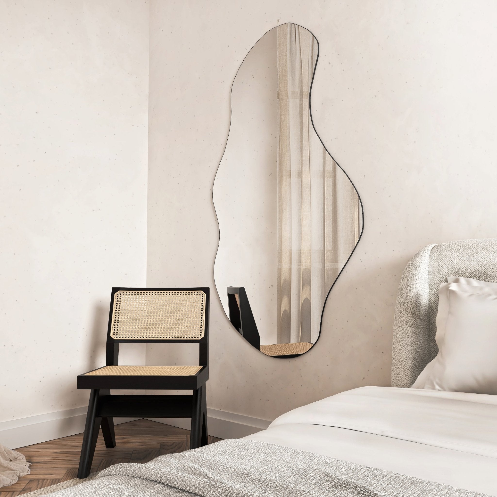 Lumina Frameless Irregular Wall Mirror - 80cm x 180cm - Mirrors by Reflect