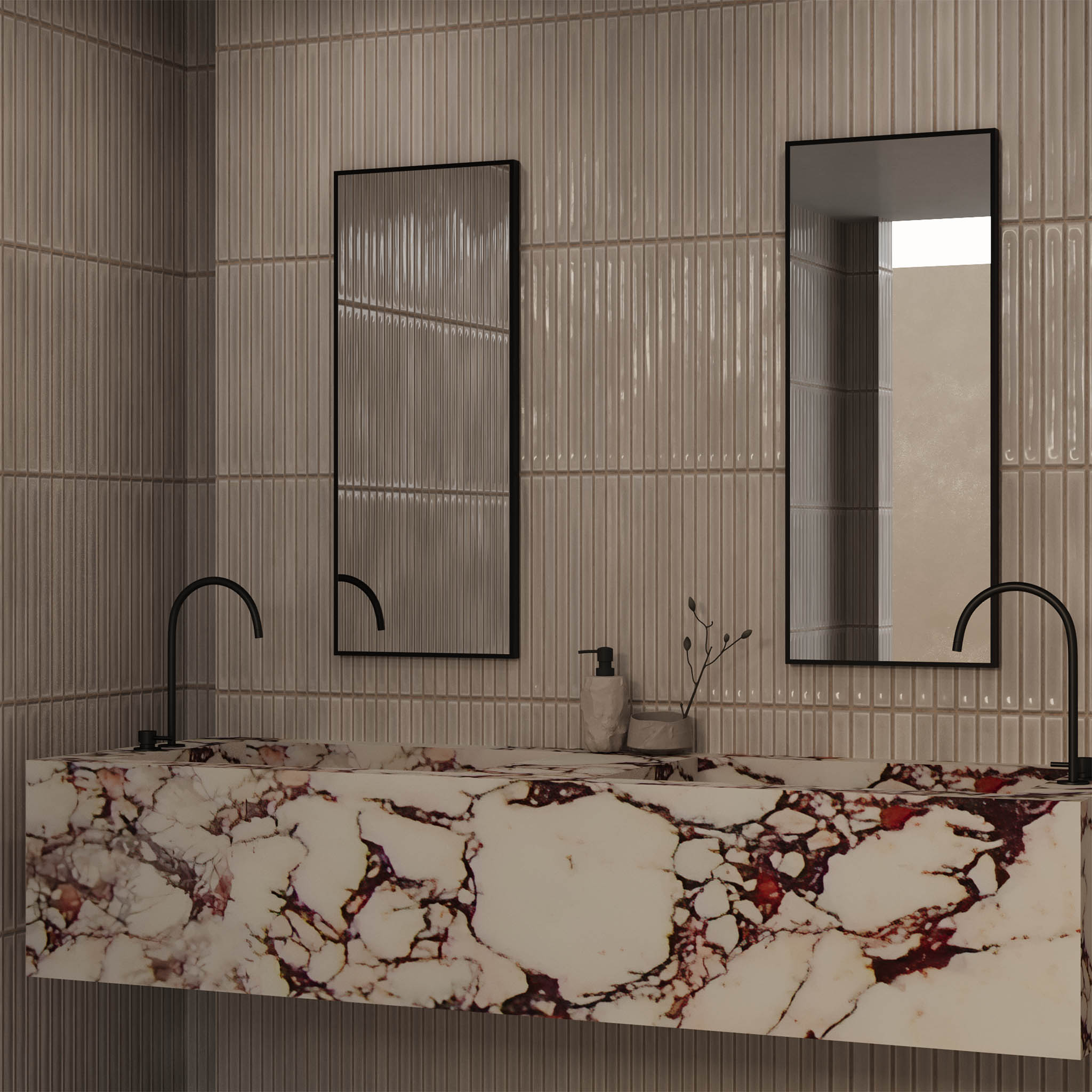 Slate | Rectangular Mirror - Mirrors by Reflect