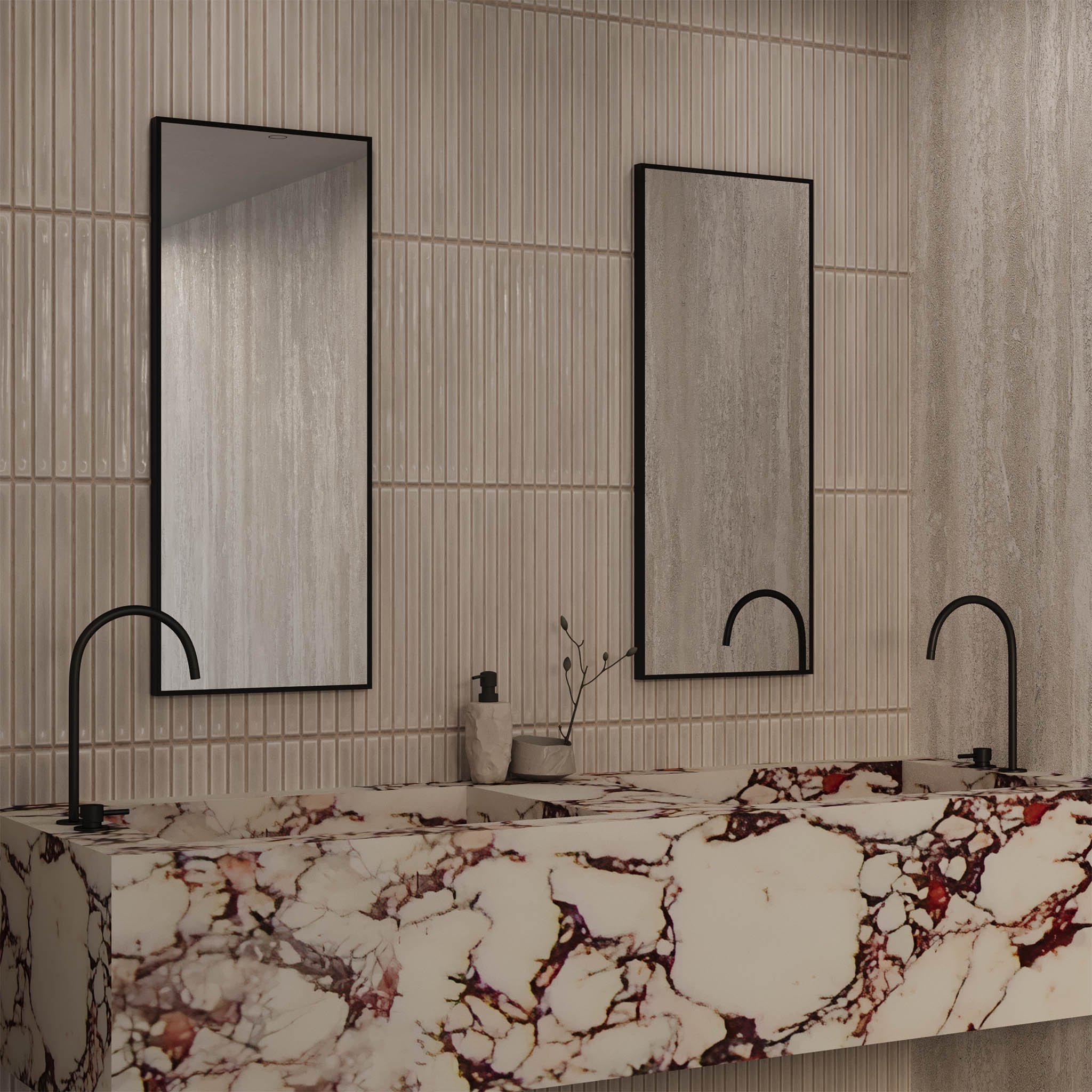 Slate | Rectangular Mirror - Mirrors by Reflect